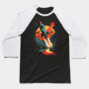 Fires Rocket Baseball T-Shirt